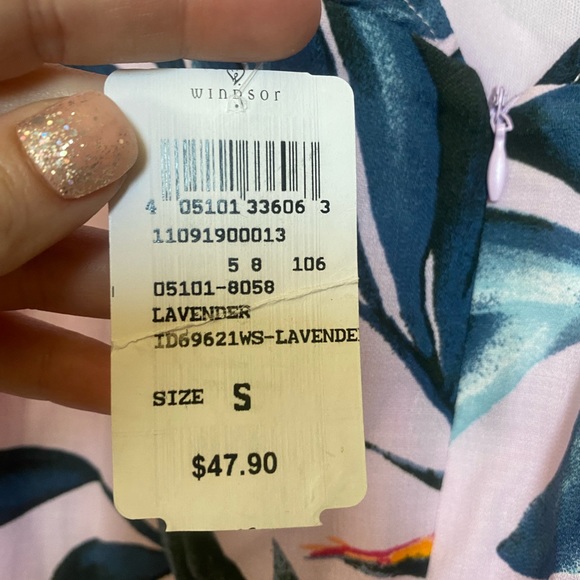 Women’s 100% polyester long dress - Picture 3 of 7